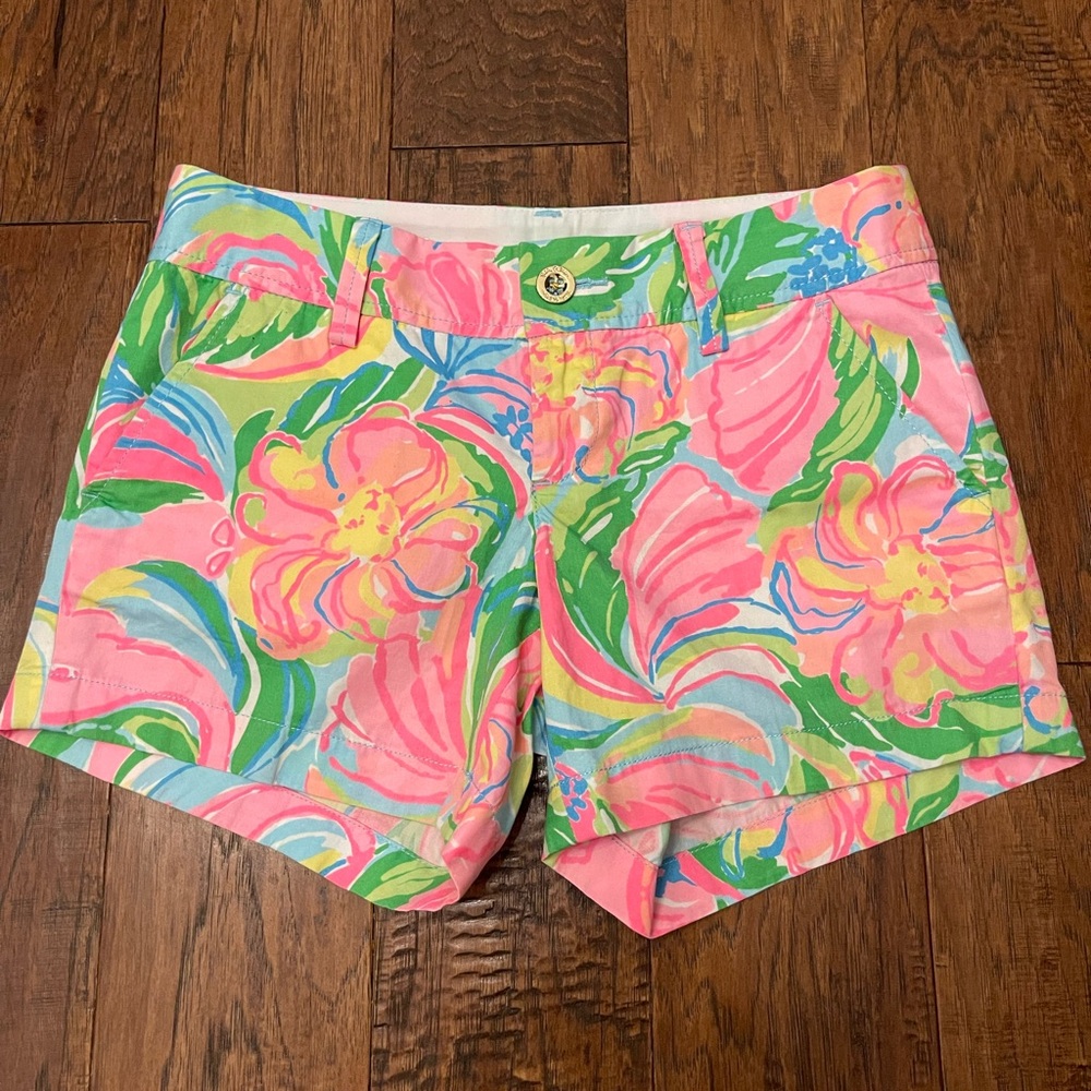 LILLY PULITZER Callahan Shorts- Size 0.